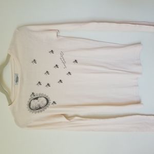 Smashing Grandpa Ivory Cameo Bee Long Sleeve Tee Shirt Sz 1 nwt